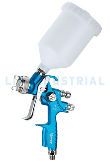 Voylet LS30 Pneumatisk HVLP Gravity Feed Air Spray Gun 20 oz Cup