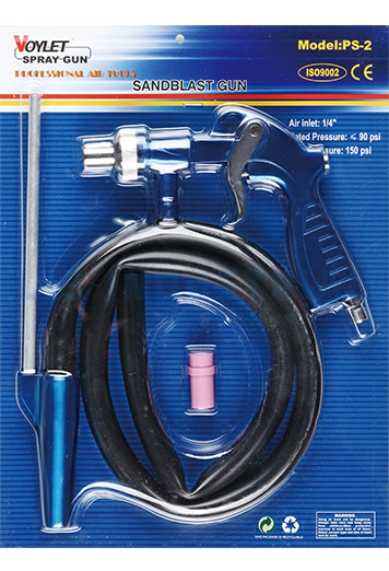 PS2 Sandblæser Feed Blast Gun Air Siphon Sandblæsning Slibepistol-Sandblæsningspistoler/skumpistoler